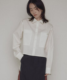 earthy | タイプライターショートシャツ(シャツ/ブラウス)