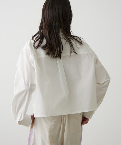 earthy（アーシー）の「タイプライターショートシャツ（シャツ/ブラウス・レディース・ホワイト・FREE）」の14枚目の写真