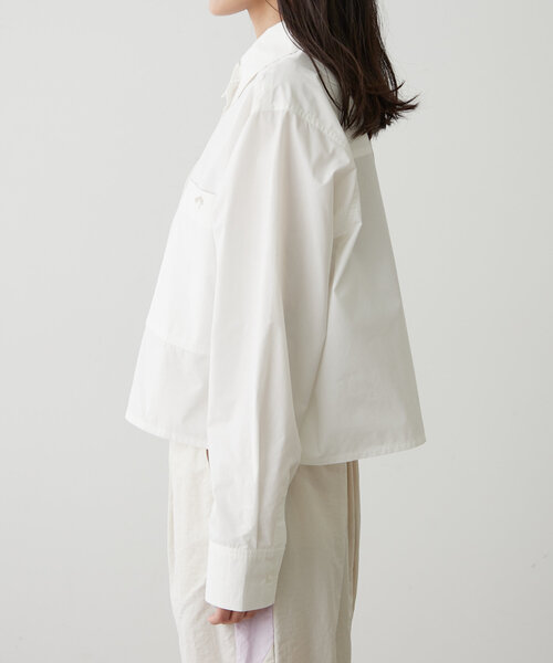 earthy（アーシー）の「タイプライターショートシャツ（シャツ/ブラウス・レディース・ホワイト・FREE）」の16枚目の写真