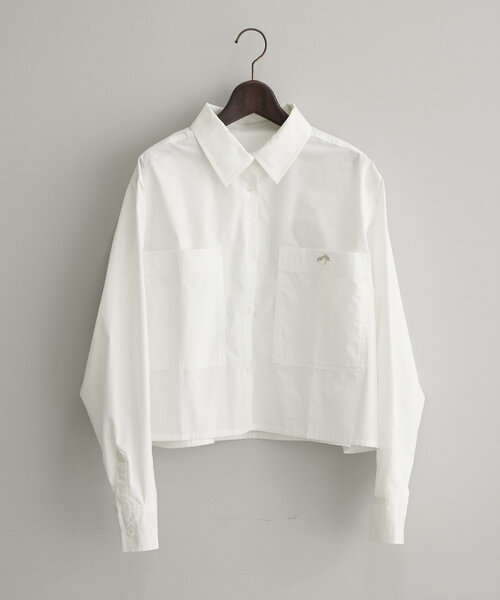 earthy（アーシー）の「タイプライターショートシャツ（シャツ/ブラウス・レディース・ホワイト・FREE）」の21枚目の写真