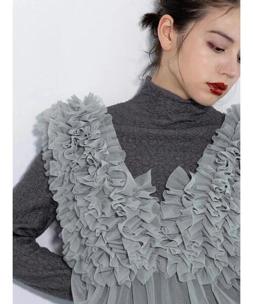 【セール】【Atelier Soirée】ジャカードハイネックニット（ニット/セーター）｜Te chichi（テチチ） 5,844円