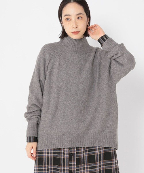 セール】5ゲージウールミックスハイネックプルオーバー（ニット
