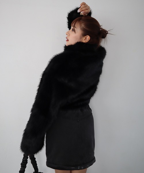 【セール】ファーハイネックコート（その他アウター）｜ROGER AND RAW（ロジャーアンドロウ）