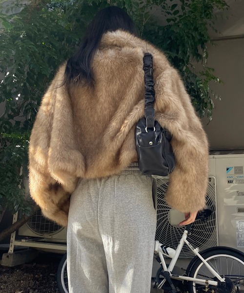 【セール】ファーハイネックコート（その他アウター）｜ROGER AND RAW（ロジャーアンドロウ）