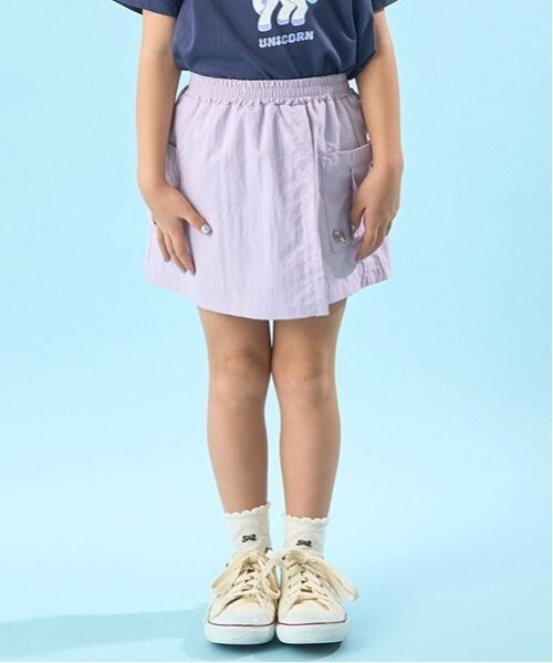 Lycee mine(リセマイン)の「【撥水加工】ラップパンツ(その他パンツ・キッズ・クリーム/サックスブルー/ライラック/アイボリー/ラベンダー/ネイビー/ミント/レッド・120cm/110cm/100cm/150cm/130cm/140cm)」の7枚目の写真