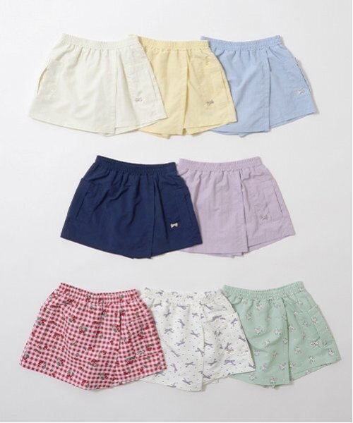 Lycee mine(リセマイン)の「【撥水加工】ラップパンツ(その他パンツ・キッズ・クリーム/サックスブルー/ライラック/アイボリー/ラベンダー/ネイビー/ミント/レッド・120cm/110cm/100cm/150cm/130cm/140cm)」の9枚目の写真