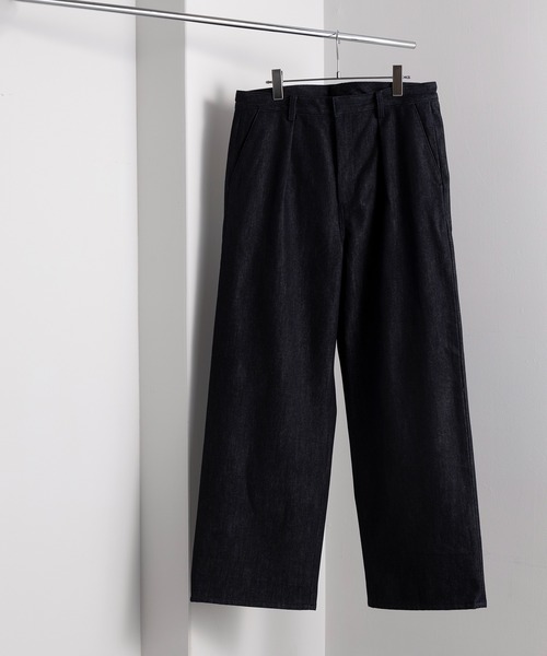 NewAnce(ニュアンス)の「【NewAnce】New Cinch Buckles Denim Pants / シンチバックデニムパンツ(デニムパンツ・メンズ・インディゴブルー・S/M/L)」の11枚目の写真