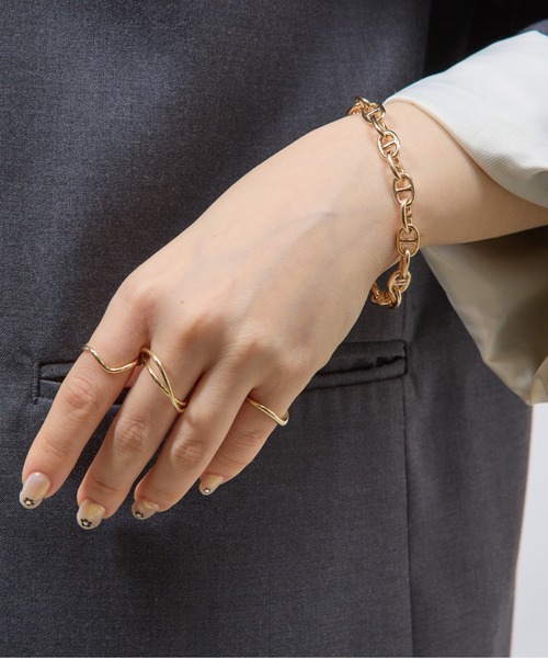 COLONY 2139(コロニートゥーワンスリーナイン)の「3PCSキンクセットリング(リング・レディース・シルバー/ゴールド・FREE)」の11枚目の写真