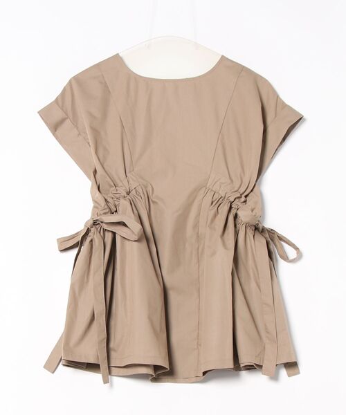 INTERPLANET（インタープラネット）の「ＴＣブロードサイドリボンドロストブラウス（シャツ/ブラウス・レディース・オフホワイト/ベージュ/ブラック/ホワイト×ブラック・FREE）」の15枚目の写真