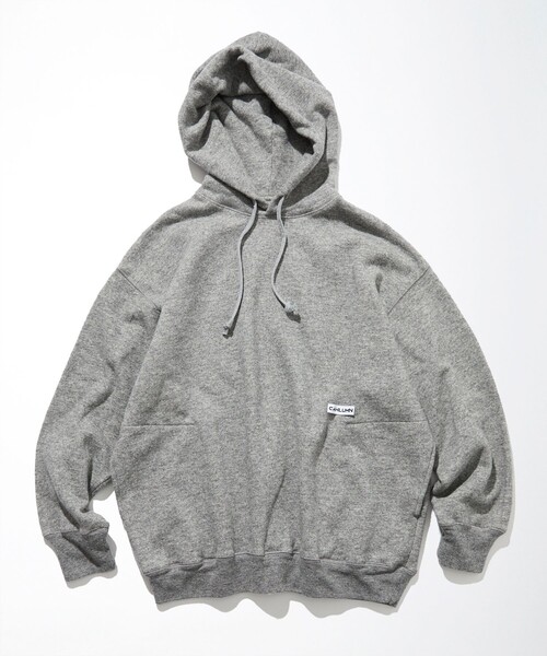 CAHLUMN（カウラム）の「CAHLUMN/カウラム Merino Wool＋Cotton Loop Back Sweat Hoodie/メリノウール コットン ループバック スウェットフーディ（パーカー・メンズ・グレー/ネイビー/ブラック/ワインレッド/チャコールグレー/オリーブ・X-LARGE/LARGE/MEDIUM/XX-LARGE）」の2枚目の写真