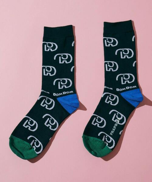FRAPBOIS(フラボア)の「ドムソックス(ソックス/靴下・レディース・レッド/ホワイト/ブラック・FREE)」の2枚目の写真