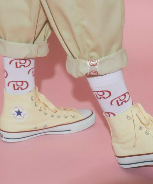 FRAPBOIS(フラボア)の「ドムソックス(ソックス/靴下・レディース・レッド/ホワイト/ブラック・FREE)」の7枚目の写真