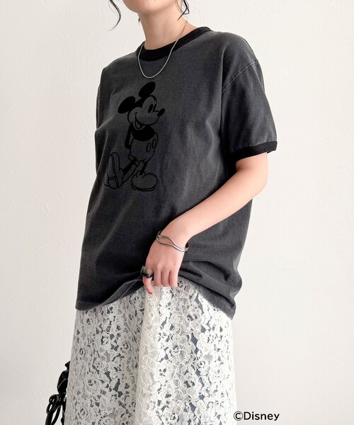 GOOD ROCK SPEED/グッドロックスピード】Disney MickeyリンガーT