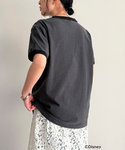 【GOOD ROCK SPEED/グッドロックスピード】Disney MickeyリンガーTシャツ（Tシャツ/カットソー）｜fredy emue（フレディエミュ）