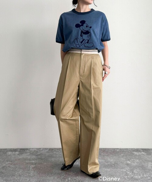 【GOOD ROCK SPEED/グッドロックスピード】Disney MickeyリンガーTシャツ（Tシャツ/カットソー）｜fredy emue（フレディエミュ）
