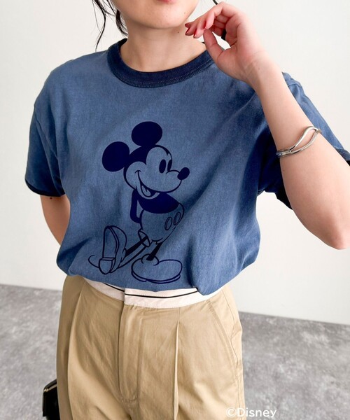 GOOD ROCK SPEED/グッドロックスピード】Disney MickeyリンガーT