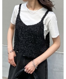 [2025SS COLLECTION]リボンヤーンキャミソールビスチェ