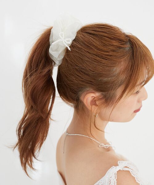 MAJESTIC LEGON（マジェスティックレゴン）の「シアーボリュームシュシュ（シュシュ・レディース・B/A・FREE）」の10枚目の写真