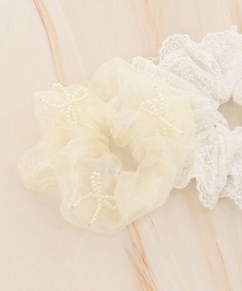 MAJESTIC LEGON（マジェスティックレゴン）の「シアーボリュームシュシュ（シュシュ・レディース・B/A・FREE）」の4枚目の写真