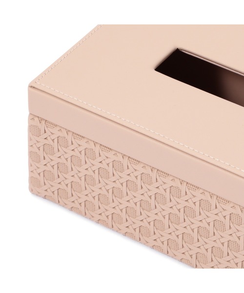 エンボス ティッシュボックス ピンク（収納グッズ）｜Francfranc