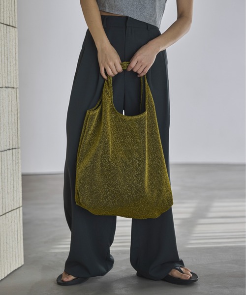 feepur（フェピュール）の「ラメトートバッグ（トートバッグ・レディース・ブラック/シルバー/イエロー/オレンジ/ピンク/ブルー・FREE）」の16枚目の写真