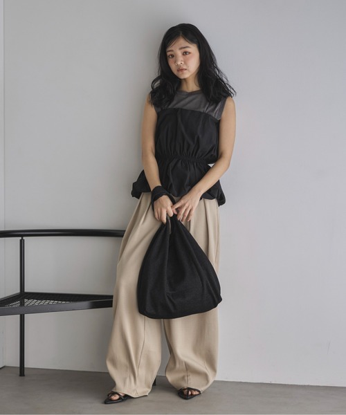 feepur（フェピュール）の「ラメトートバッグ（トートバッグ・レディース・ブラック/シルバー/イエロー/オレンジ/ピンク/ブルー・FREE）」の8枚目の写真