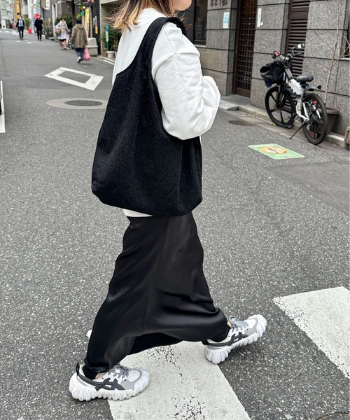 feepur（フェピュール）の「ラメトートバッグ（トートバッグ・レディース・ブラック/シルバー/イエロー/オレンジ/ピンク/ブルー・FREE）」の12枚目の写真