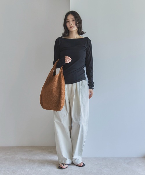 épine ツイードトートバッグ ブラック フリンジ ラメ フリンジ ラメ サブバッグ HUIT 全2色｜hit921-0125【1