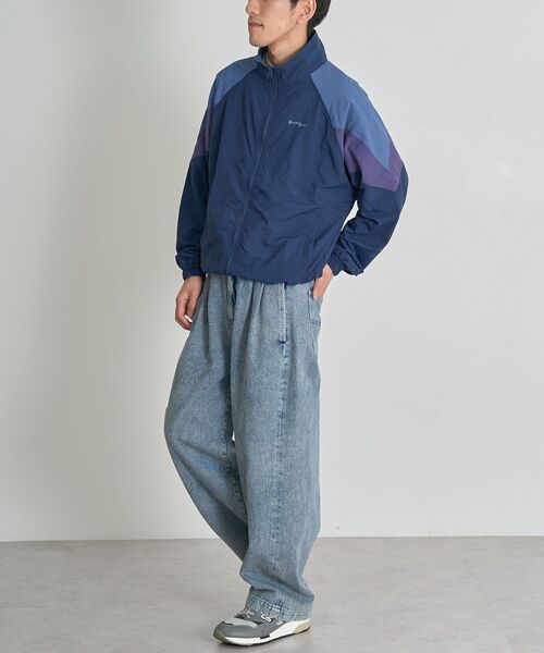 CRAFT STANDARD BOUTIQUE（クラフトスタンダードブティック）の「レイヤードデニムパンツ（デニムパンツ・メンズ・インディゴブルー/ブラック・M/L/XL）」の12枚目の写真