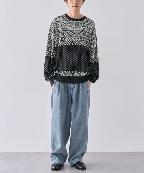 CRAFT STANDARD BOUTIQUE（クラフトスタンダードブティック）の「レイヤードデニムパンツ（デニムパンツ・メンズ・インディゴブルー/ブラック・M/L/XL）」の16枚目の写真