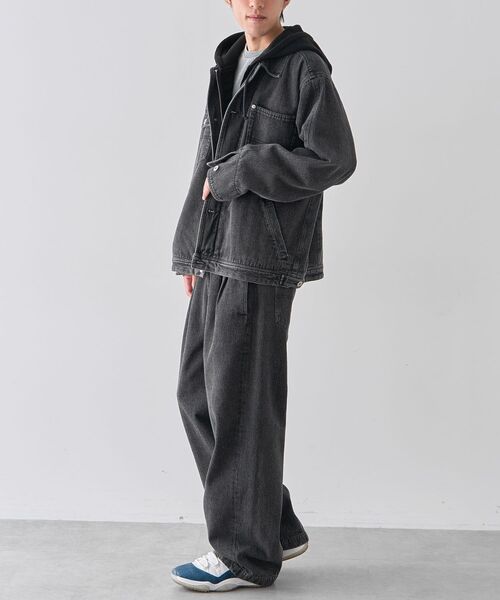 CRAFT STANDARD BOUTIQUE（クラフトスタンダードブティック）の「レイヤードデニムパンツ（デニムパンツ・メンズ・インディゴブルー/ブラック・M/L/XL）」の22枚目の写真