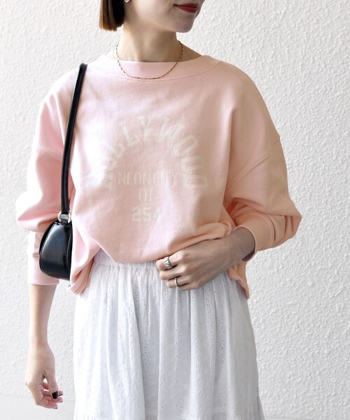 yanm　SHIPS any THE KNiTS ロゴドルマンショート セール】【SHIPS any別注】THE KNiTS: ロゴ ドルマン ショート