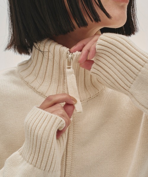 Compact Zip Knit（ニット/セーター）｜TODAYFUL（トゥデイフル）の