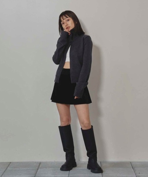 Compact Zip Knit（ニット/セーター）｜TODAYFUL（トゥデイフル）の