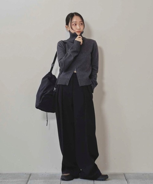 Compact Zip Knit（ニット/セーター）｜TODAYFUL（トゥデイフル）の