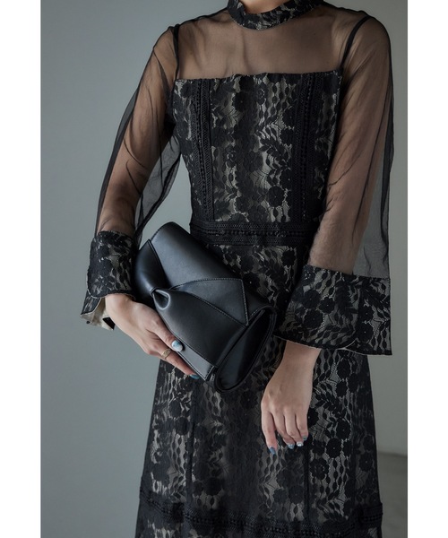 リボンモチーフクラッチバッグ ショルダー 結婚式 二次会 成人式