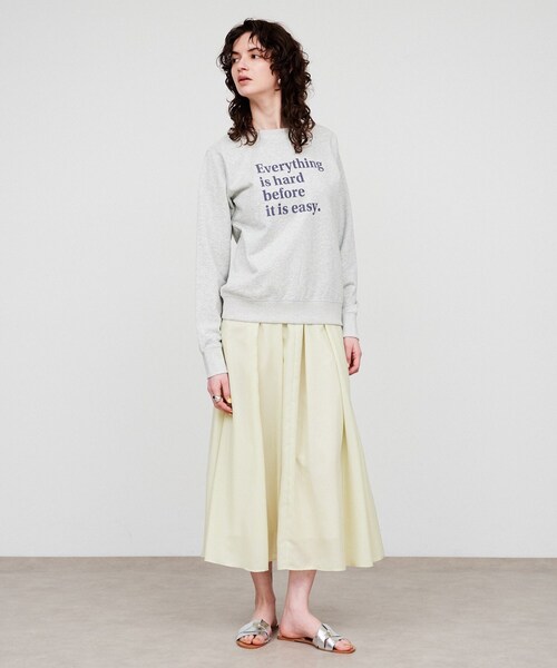 cloenc(クロエンス)の「【手洗い可】タックフレアスカート(スカート・レディース・ブラック/ライトグリーン/ライトベージュ・01/02/03)」の9枚目の写真