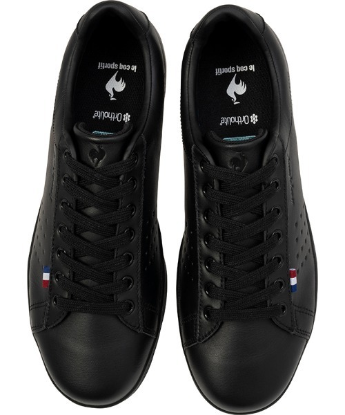 le coq sportif（ルコックスポルティフ）の「ラ ローラン ECL R  /  LA ROLAND ECL R（スニーカー・メンズ・ブラック・23.5cm/24.0cm/24.5cm/25.0cm/25.5cm/26.0cm/26.5cm/27.0cm/27.5cm/28.0cm/28.5cm/22.5cm/23.0cm）」の4枚目の写真