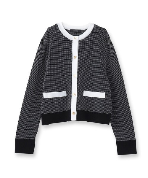 UNTITLED（アンタイトル）の「【配色カラー/アンサンブル可能】キレイめ カーディガンニット（カーディガン/ボレロ・レディース・グレー系8/ホワイト系5/ブラック系4/イエロー系その他/ベージュ系その他7・00/01/02/04/48/03/44）」の6枚目の写真