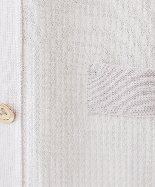 UNTITLED（アンタイトル）の「【配色カラー/アンサンブル可能】キレイめ カーディガンニット（カーディガン/ボレロ・レディース・グレー系8/ホワイト系5/ブラック系4/イエロー系その他/ベージュ系その他7・00/01/02/04/48/03/44）」の17枚目の写真