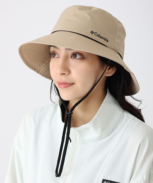 Columbia(コロンビア)の「撥水 UVカット ハット・帽子 Columbia イエロードックマウンテン バケット/ストレッチ/コロンビア(ハット・レディース・ブラック/ベージュ/グリーン・L/XL/S/M)」の3枚目の写真