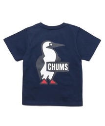 CHUMS(�`�����X)�́yCHUMS�z Kids Booby Logo T-Shirt �L�b�Y �u�[�r�[ ���S �e�B�[�V���c(T�V���c/�J�b�g�\�[)