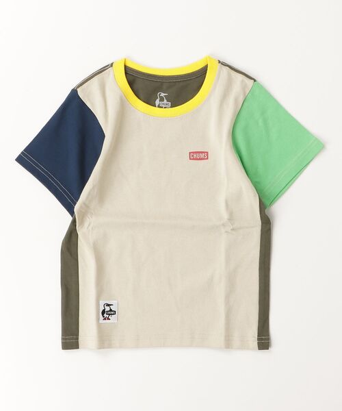 CHUMS(チャムス)の「【CHUMS】 Kids Booby Logo T-Shirt キッズ ブービー ロゴ ティーシャツ(Tシャツ/カットソー・キッズ・ピンク/ミント/ネイビー/ホワイト/パープル/ベージュ/クリーム/グレー系その他/ブラック/グリーン/ブラック×ホワイト/ホワイト系その他/グリーン系その他・X-LARGE/LARGE/MEDIUM)」の22枚目の写真