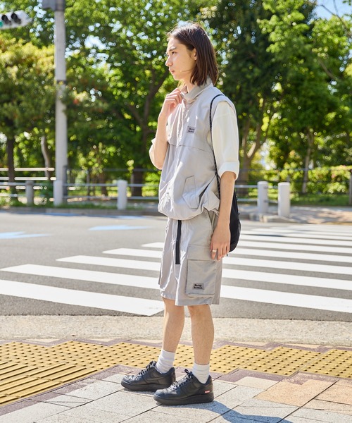 kutir（クティール）の「NYLON DRAW CORD NAPSACK/ナイロンドローコードナップサック（バックパック/リュック・メンズ・グレー/カーキ/ブラック/ネイビー/アイボリー/ブラウン/ボルドー・FREE）」の12枚目の写真