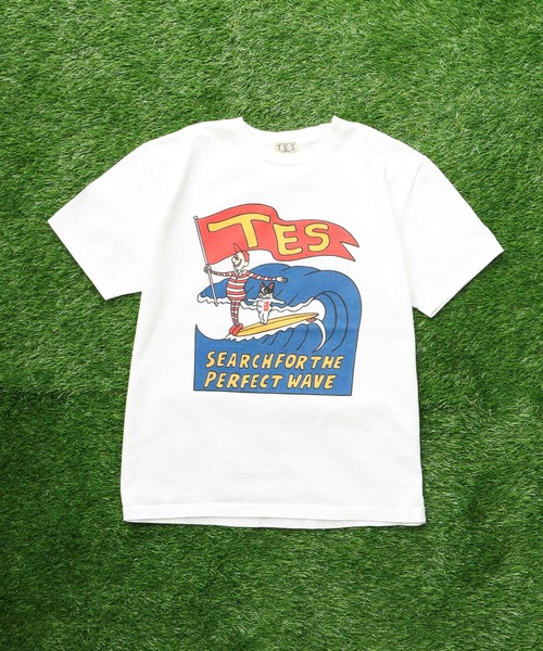 The Endless Summer(エンドレスサマー)の「TES MALIBU DINER T-SHIRT / Tシャツ(Tシャツ/カットソー・メンズ・グレー/ホワイト・SMALL/MEDIUM/LARGE/X-LARGE/XX-LARGE)」の5枚目の写真