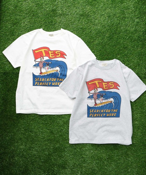The Endless Summer(エンドレスサマー)の「TES MALIBU DINER T-SHIRT / Tシャツ(Tシャツ/カットソー・メンズ・グレー/ホワイト・SMALL/MEDIUM/LARGE/X-LARGE/XX-LARGE)」の8枚目の写真