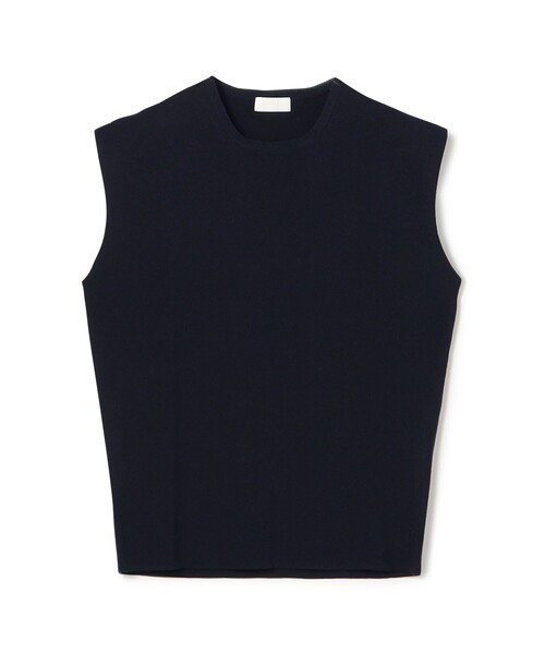 BALLSEY(ボールジィ)の「ハイゲージコットン ノースリーブプルオーバー(ニット/セーター・レディース・ライトピンク/ホワイト/ダークグレー/パープル/ネイビー/ライトイエロー・S)」の4枚目の写真