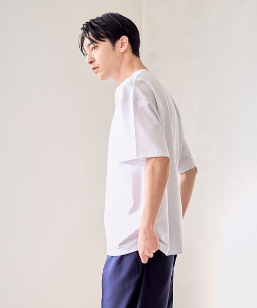RONEL(ロネル)の「【RONEL】ポンチ刺繍Tシャツ(Tシャツ/カットソー・メンズ・ブラック/ネイビー/ホワイト・S/M/L/XL)」の8枚目の写真