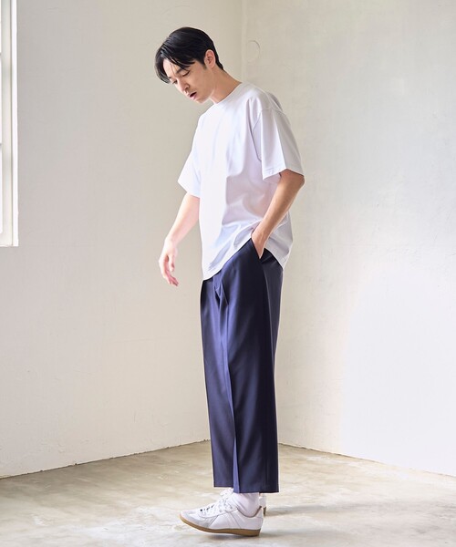 RONEL(ロネル)の「【RONEL】ポンチ刺繍Tシャツ(Tシャツ/カットソー・メンズ・ブラック/ネイビー/ホワイト・S/M/L/XL)」の11枚目の写真