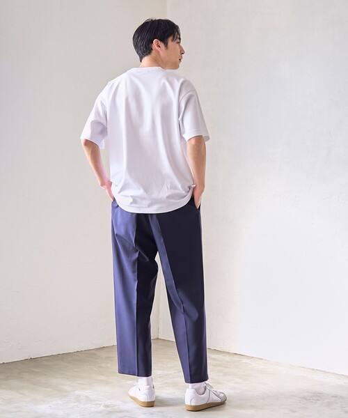 RONEL(ロネル)の「【RONEL】ポンチ刺繍Tシャツ(Tシャツ/カットソー・メンズ・ブラック/ネイビー/ホワイト・S/M/L/XL)」の12枚目の写真